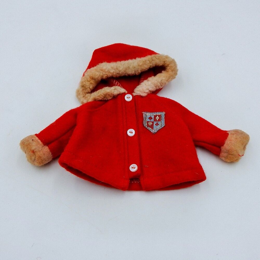 Ideal Tammy Fashion Doll Snow Bunny Red Hooded Jacket Fur Trimmed